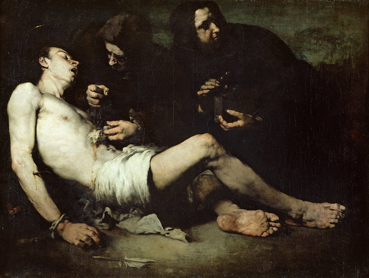 St. Sebastian, gemartert von Auguste Theodule Ribot