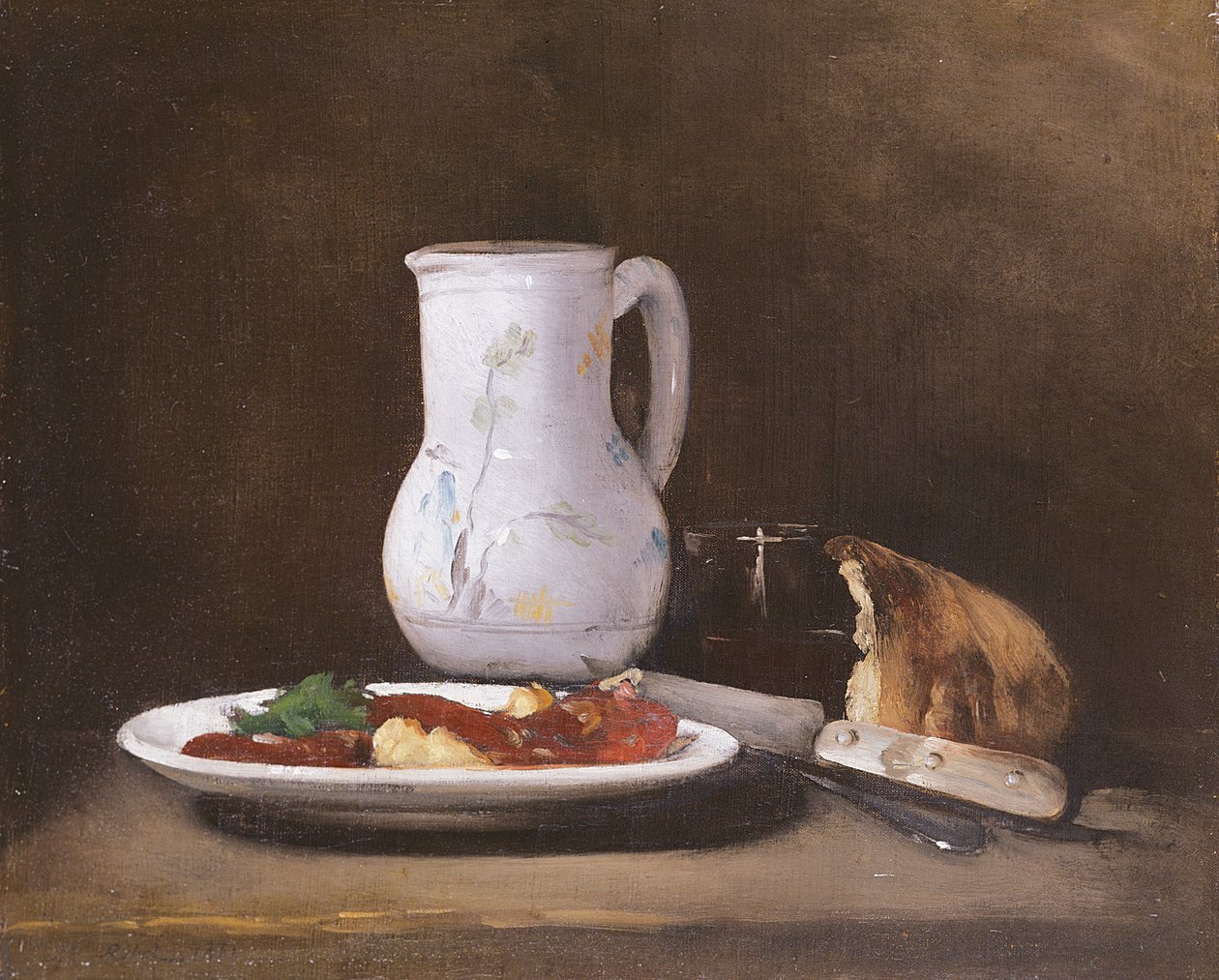 Stillleben, 1861 von Auguste Theodule Ribot