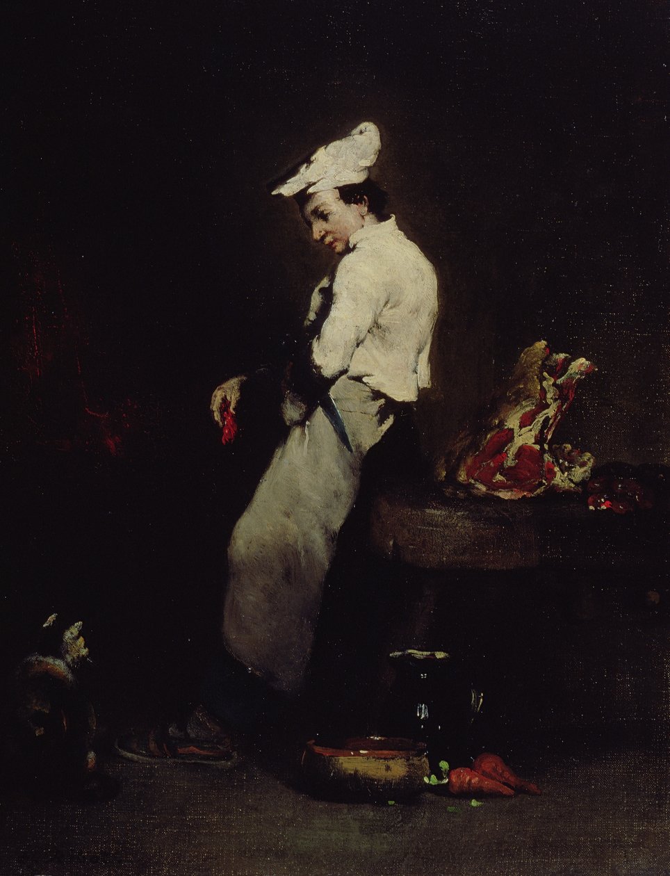 Der junge Koch von Auguste Theodule Ribot
