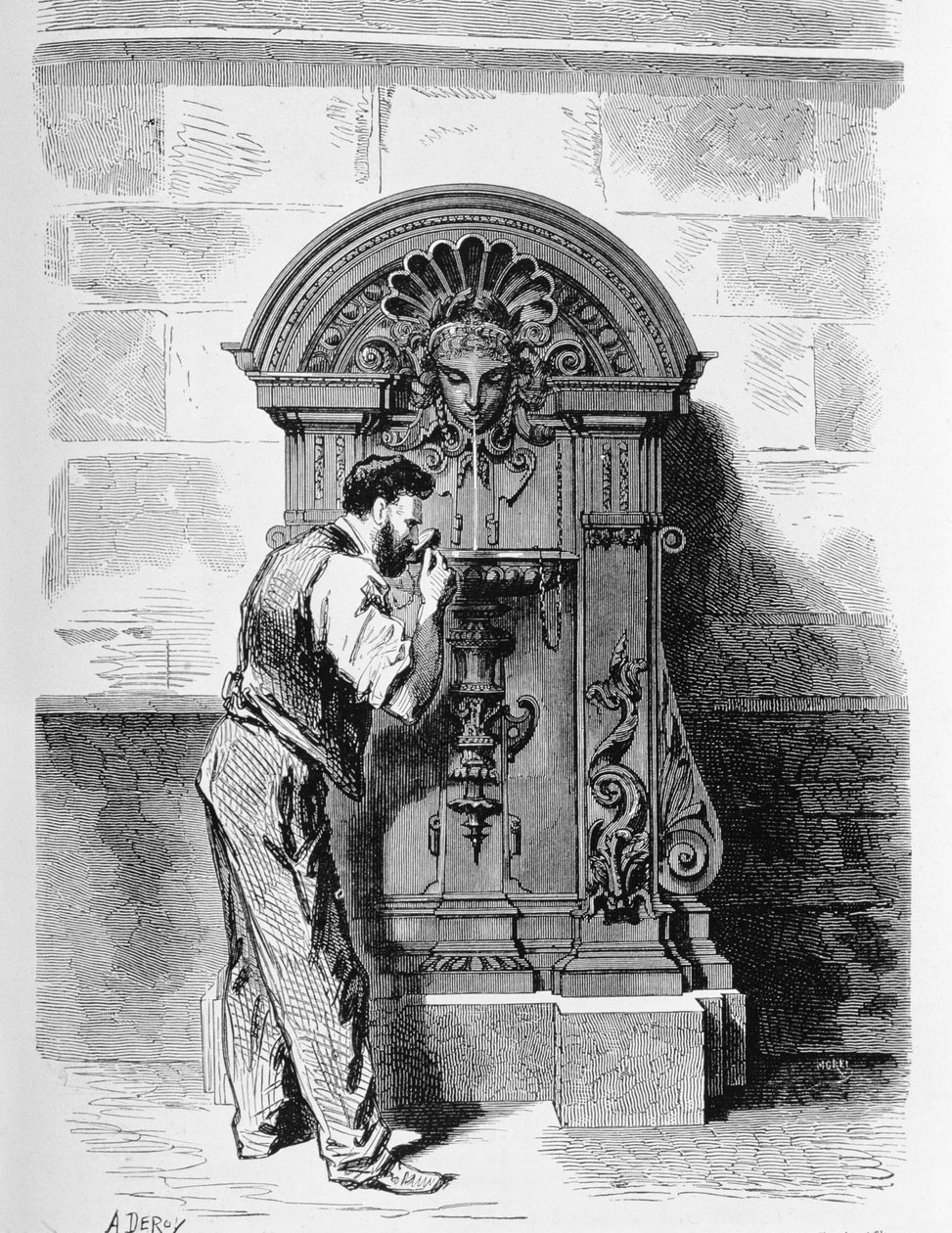 Eine Fontaine Wallace von Auguste Victor Deroy