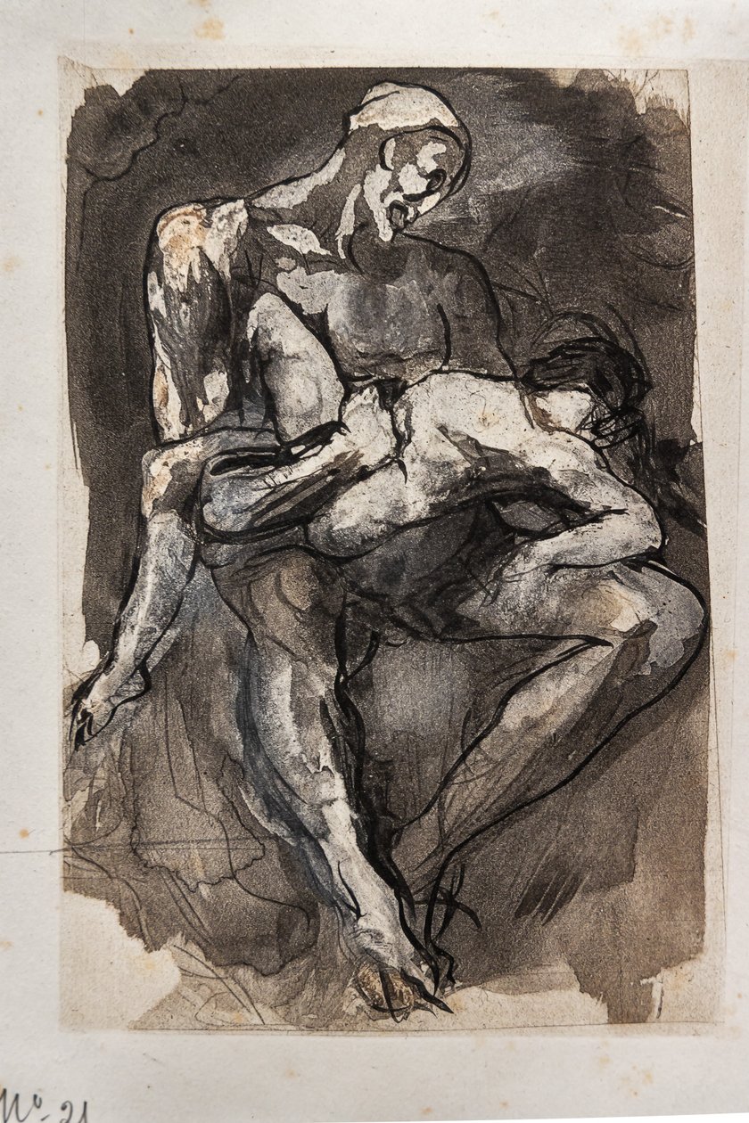 Graf Ugolino im Gefängnis von Auguste (after) Rodin