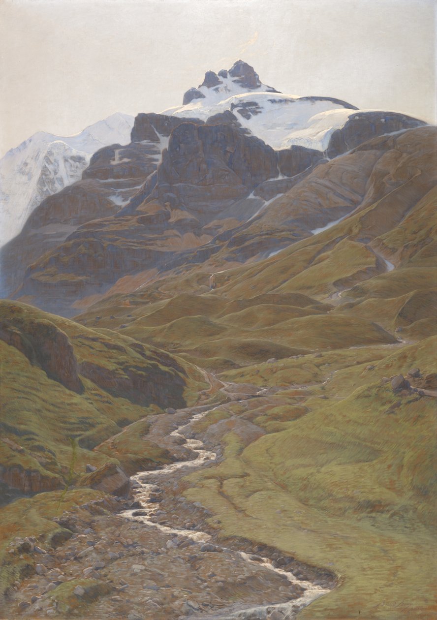 Blick auf die Wilde Frau von Auguste Baud Bovy