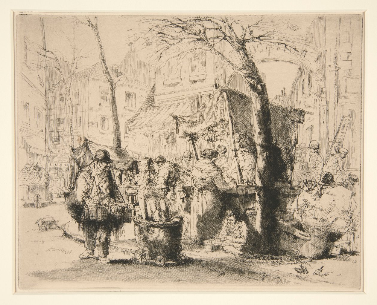 Avenue Clichy von Auguste Brouet