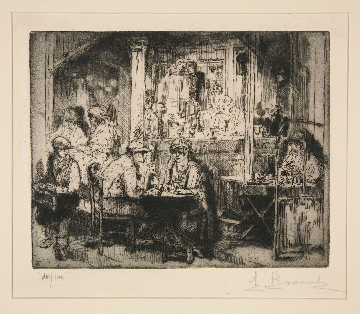 Das Café von Auguste Brouet
