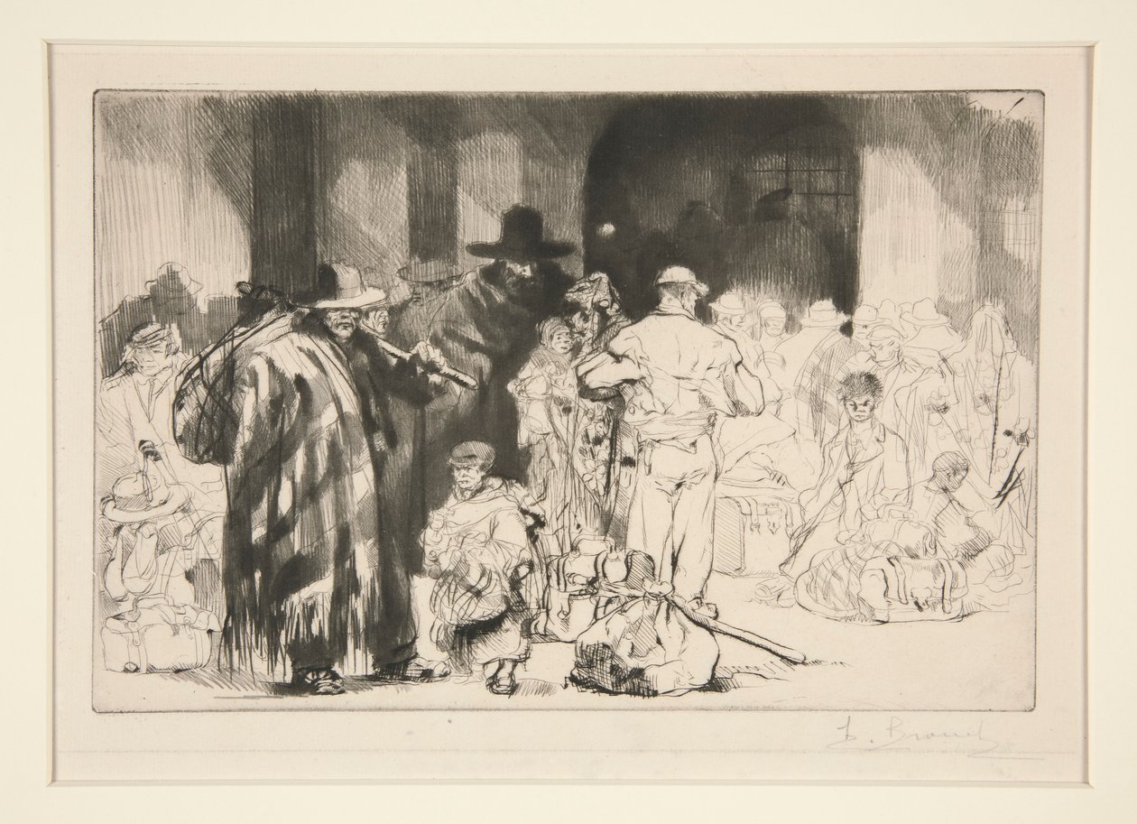Die Auswanderer von Auguste Brouet