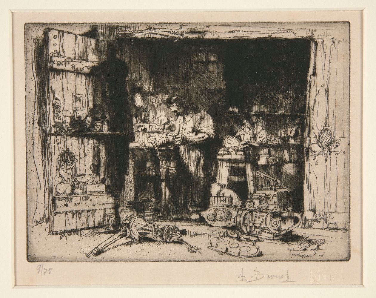 Kleiner Mechaniker von Auguste Brouet