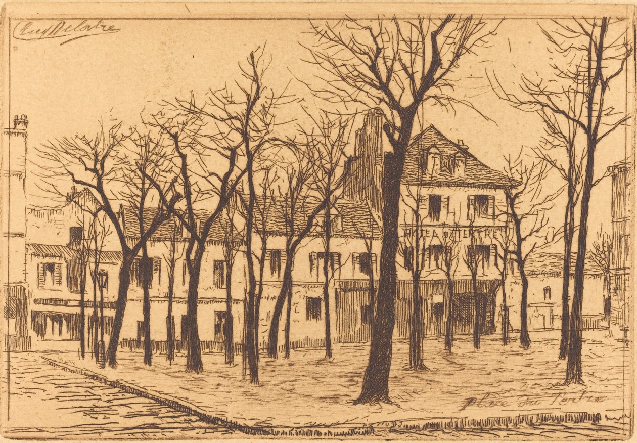 Place du Tertre von Auguste Delâtre