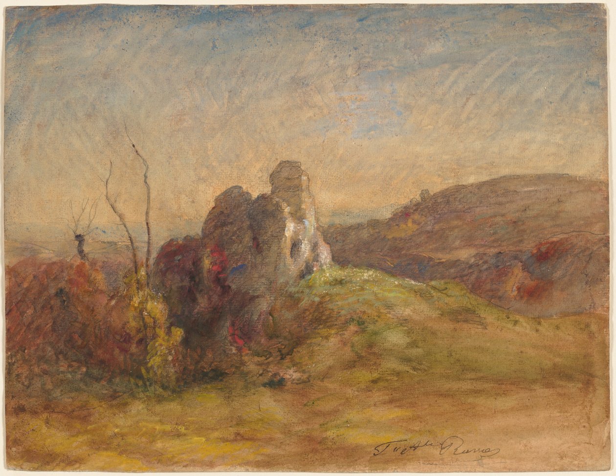Landschaft von Auguste Francois Ravier