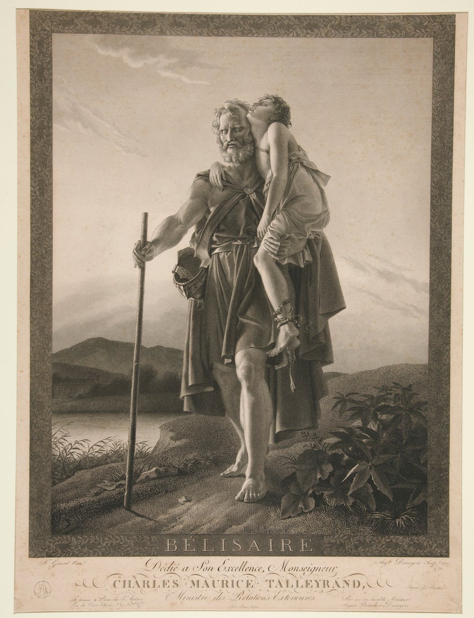Belisarius von Auguste Gaspard Louis Desnoyers