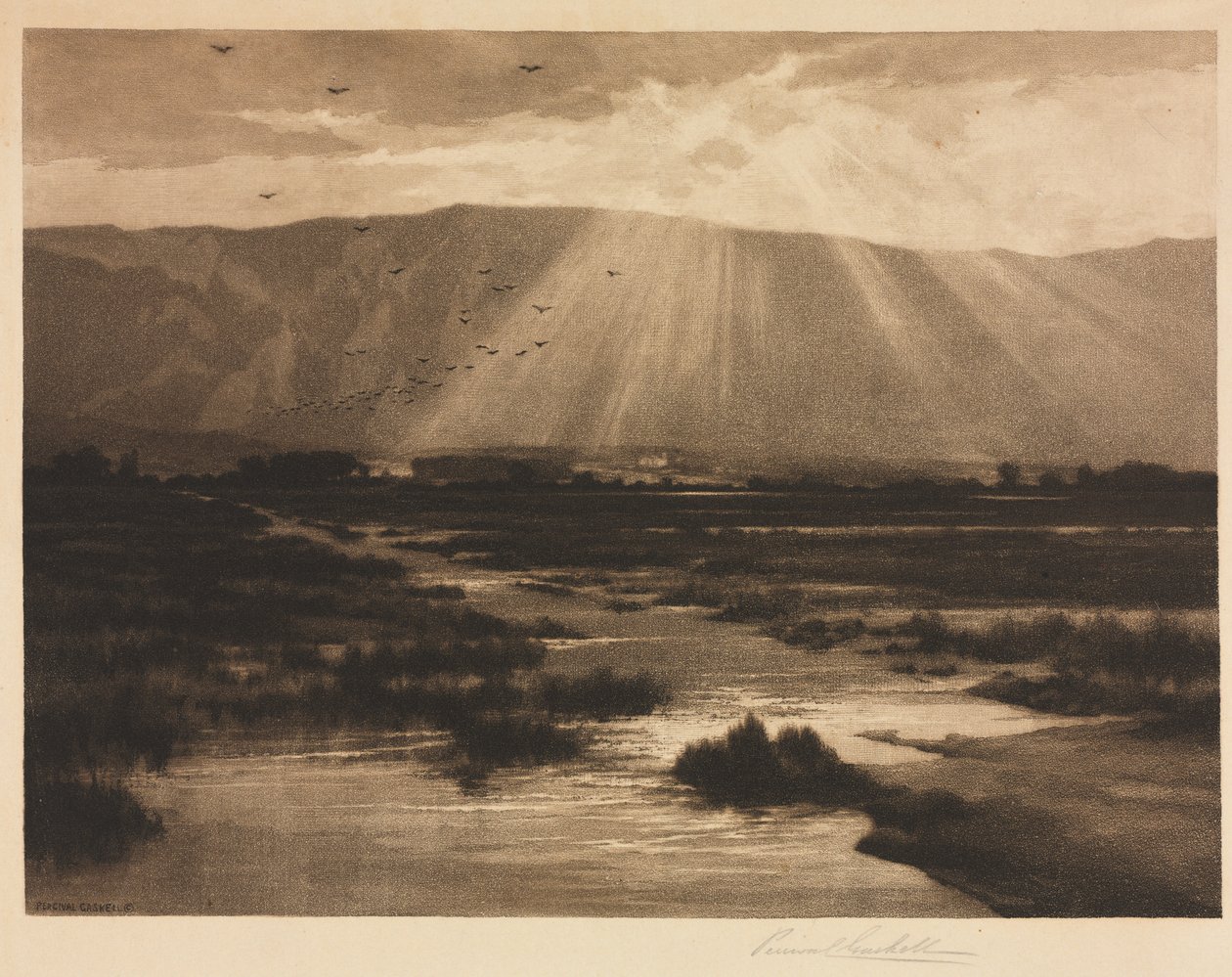 Landschaft von Auguste Giraudon