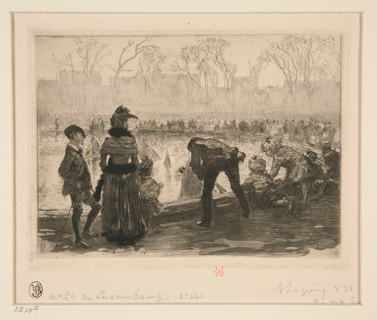 Au Luxembourg von Auguste Lepere