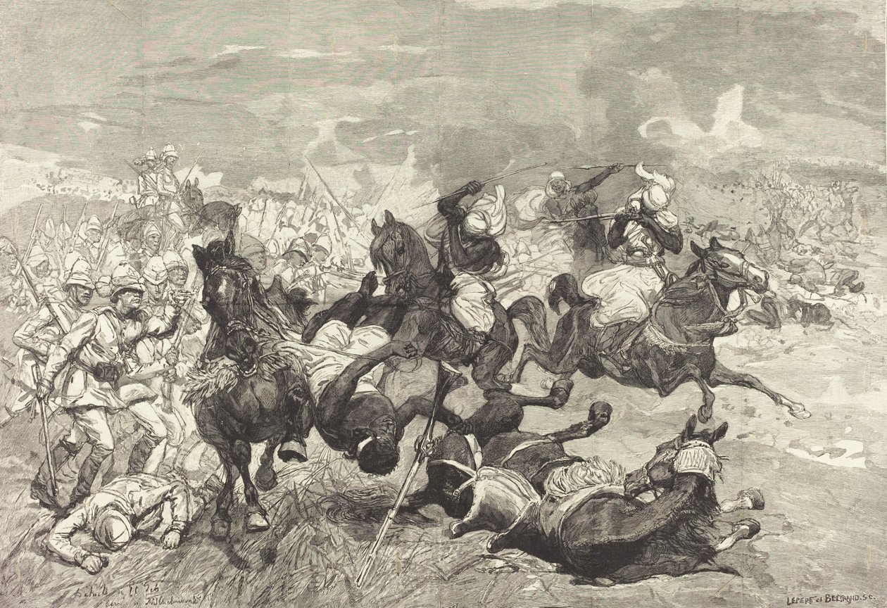 Im Sudan: Schlacht von El-Teb, 1883-1890 von Auguste Lepere