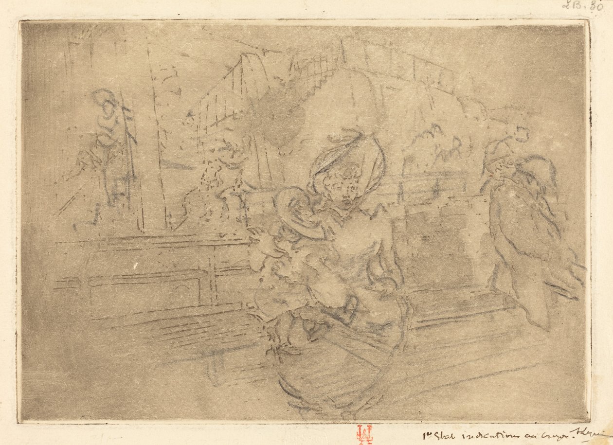 Abfahrt nach Greenwich (Depart pour Greenwich) von Auguste Lepere