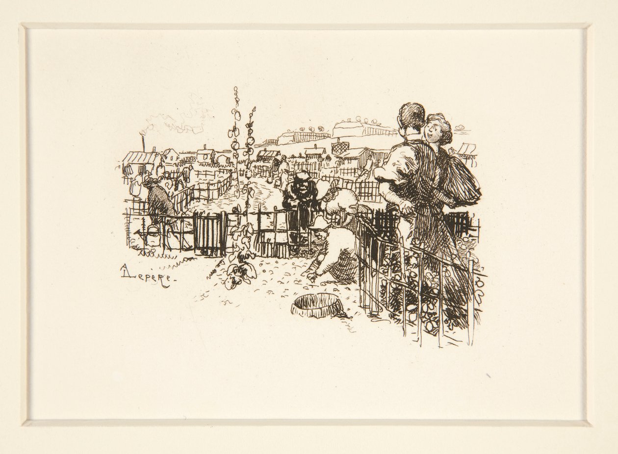 Gartenarbeit von Auguste Lepere
