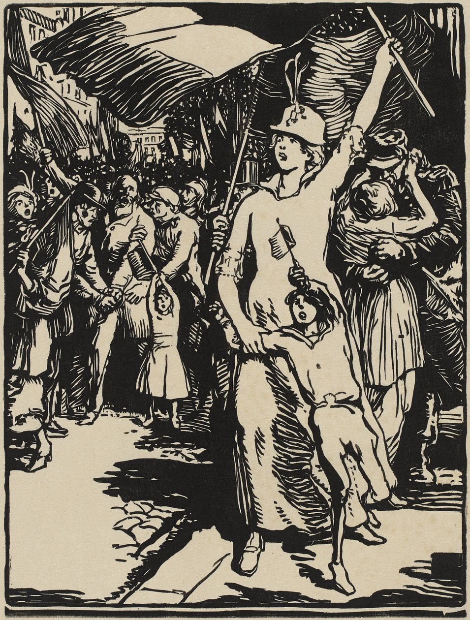 Der Krieg ist erklärt von Auguste Lepere