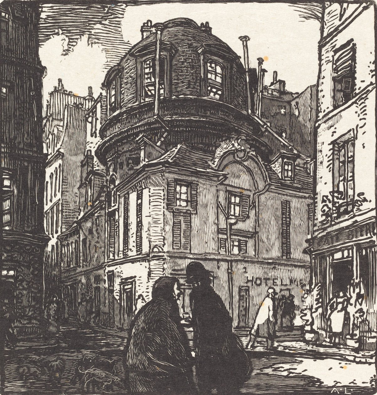 Die alte Akademie der Medizin, veröffentlicht 1901 von Auguste Lepere