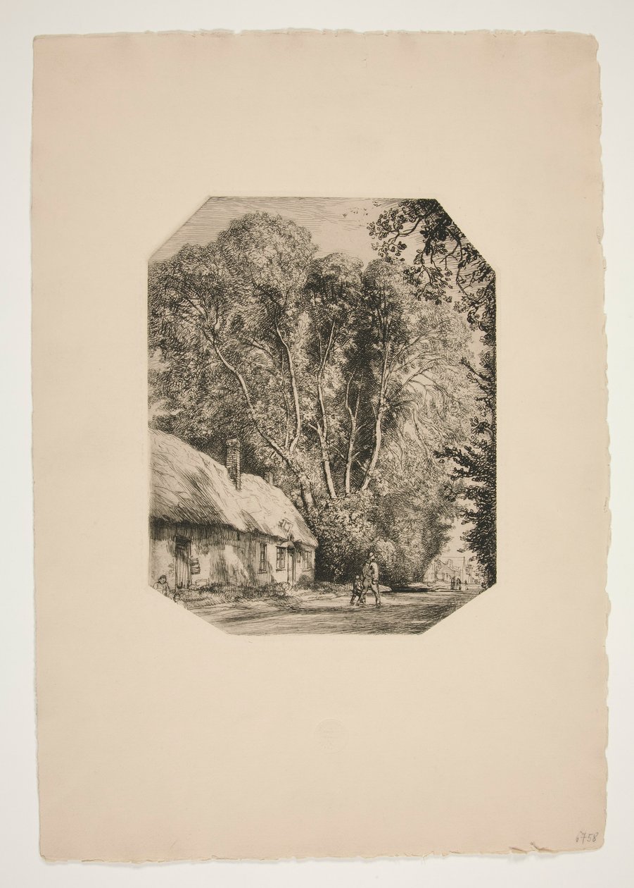 Le Bout Genet (Crevecoeur-le-Grand) von Auguste Lepere
