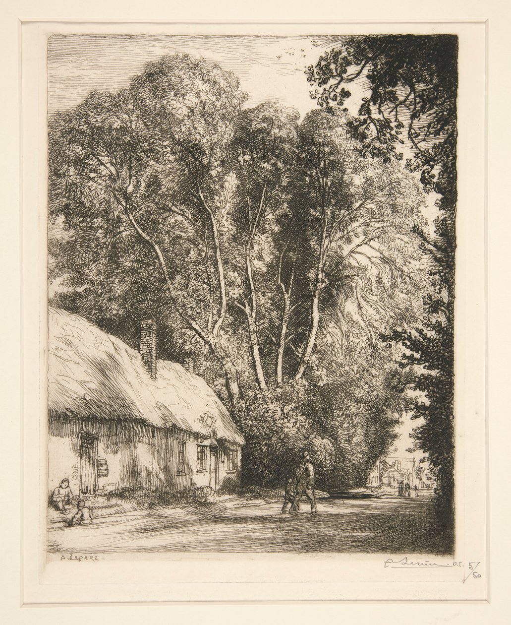 Le Bout Genet (Crèvecoeur-le-Grand) von Auguste Lepere