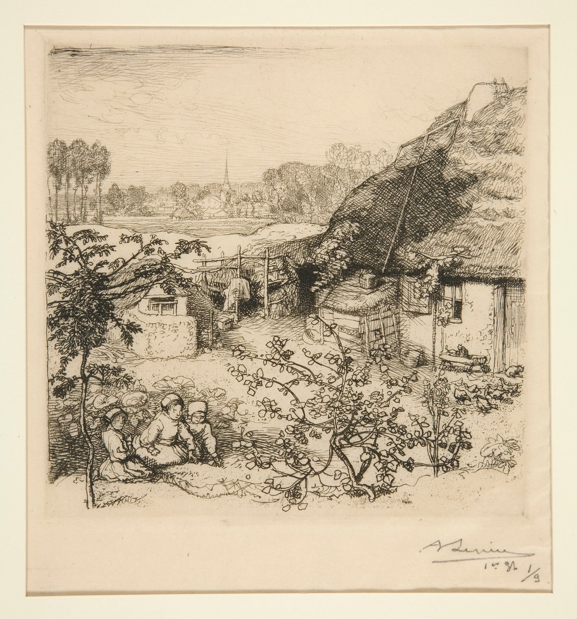 Das Nest (Saint-Jean-de-Monts) von Auguste Lepere