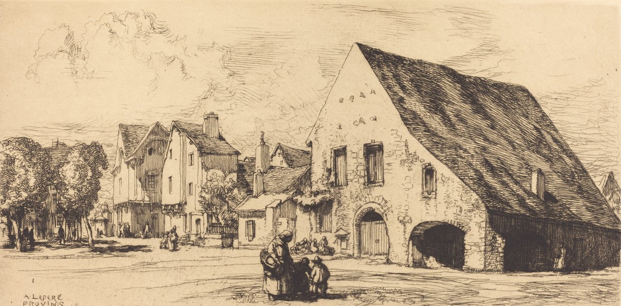 Provins Seine et Marne, 1910 von Auguste Lepere