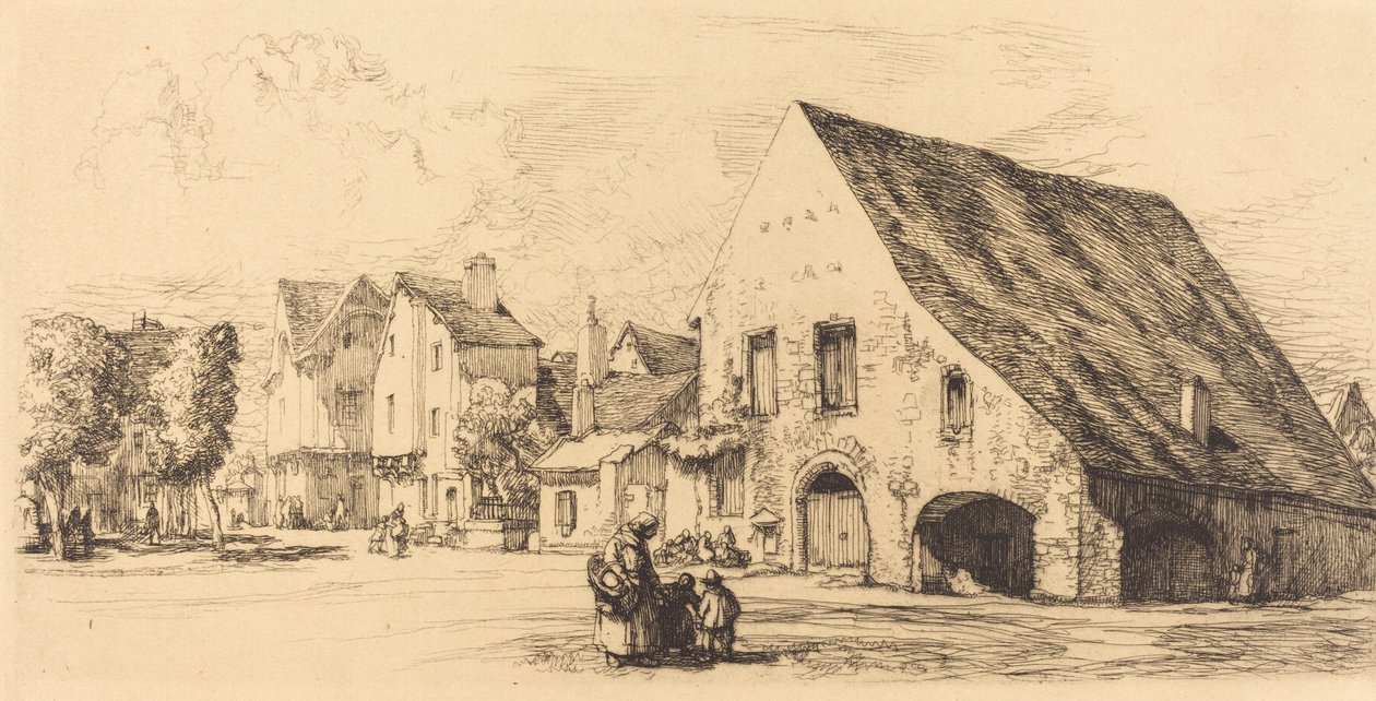 Provins Seine et Marne von Auguste Lepere