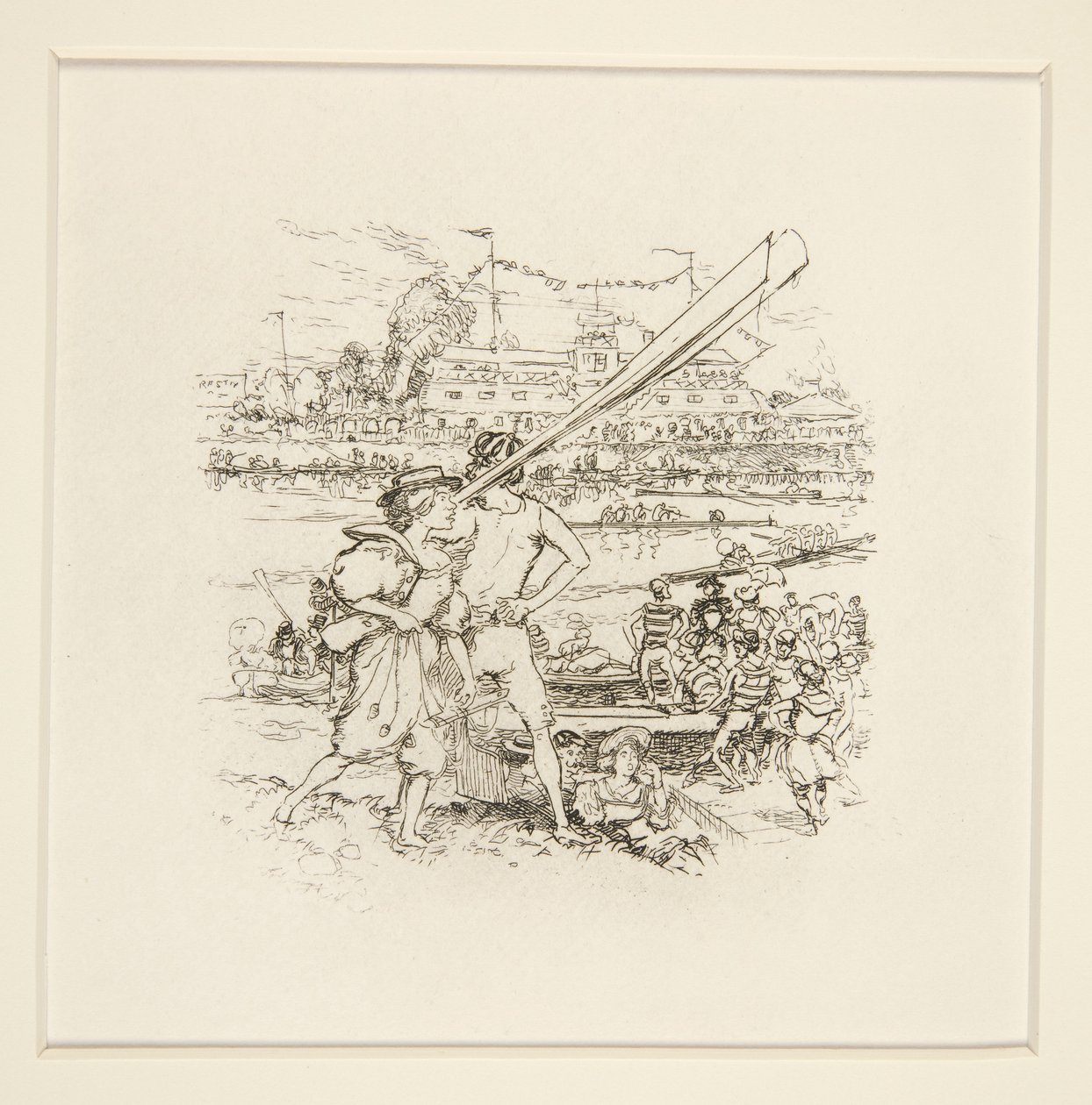 Flussufer-Party von Auguste Lepere