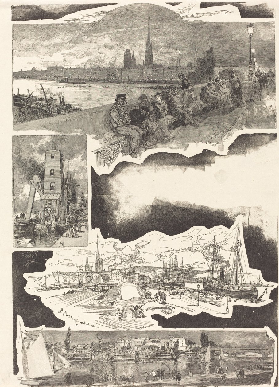 Rouen von Auguste Lepere