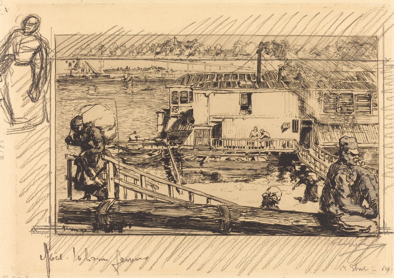Das Waschhaus von Auguste Lepere