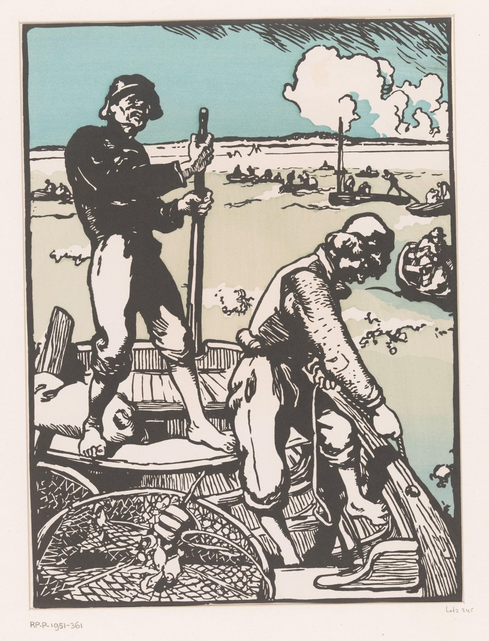 Zwei Fischer von Auguste Lepere