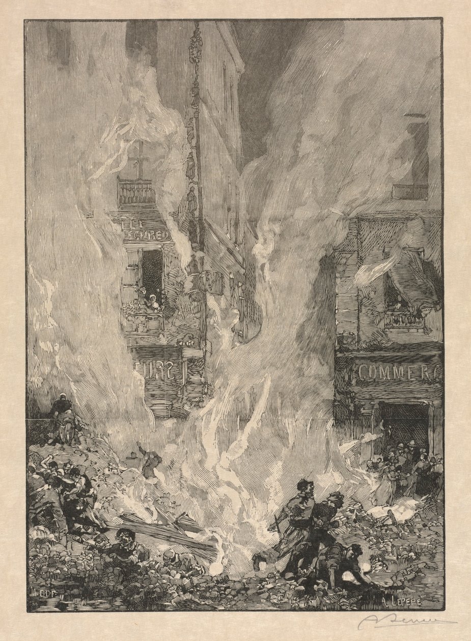 [Stadtbrand] von Auguste Louis Lepère