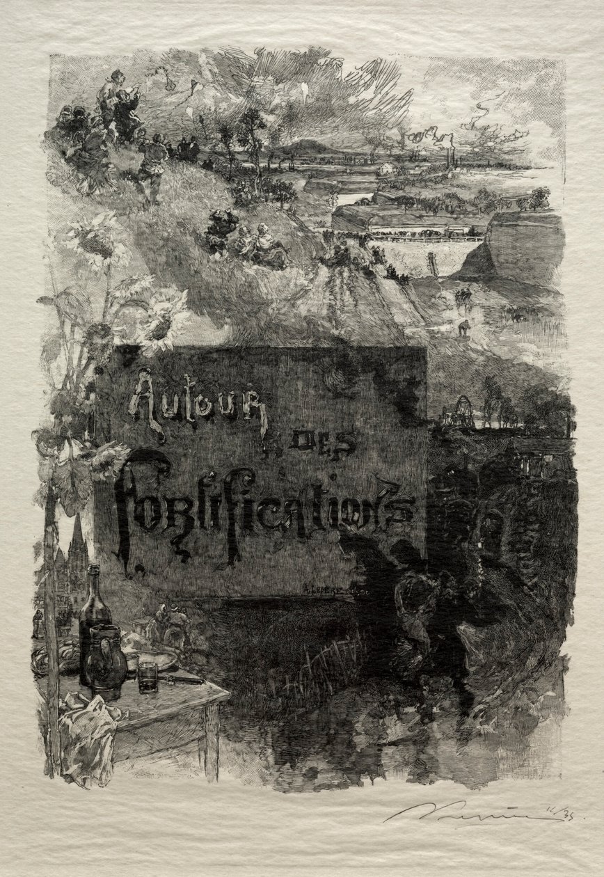 Frontispiz, 1886 von Auguste Louis Lepère