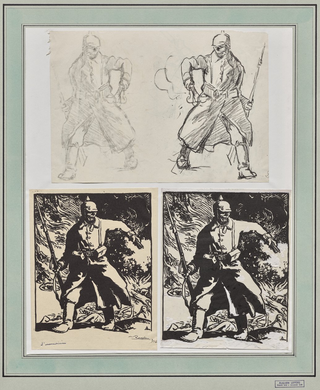 Der Brandstifter von Auguste Louis Lepère