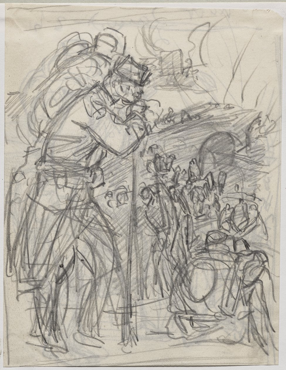 Der Rückzug nach Charleroi von Auguste Louis Lepère