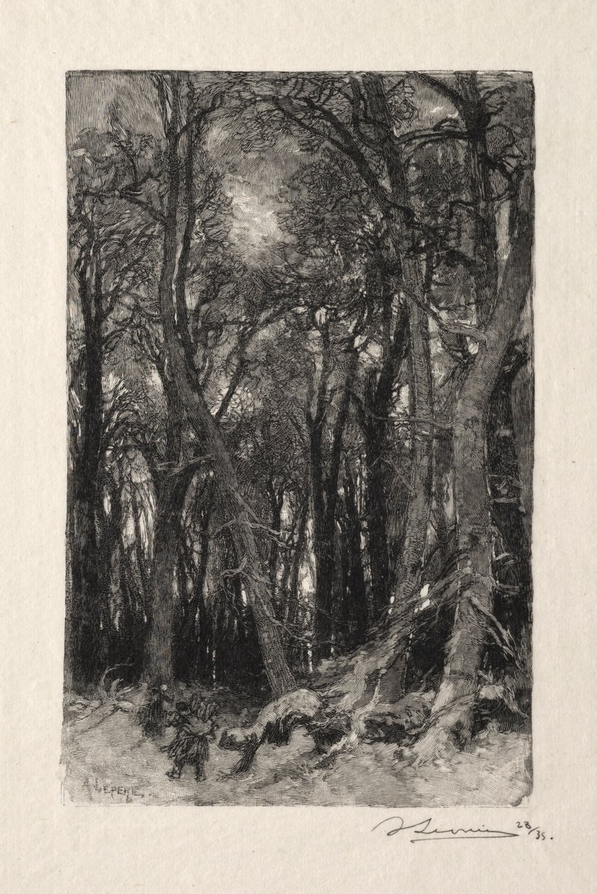 Der Bas Breau von Auguste Louis Lepère