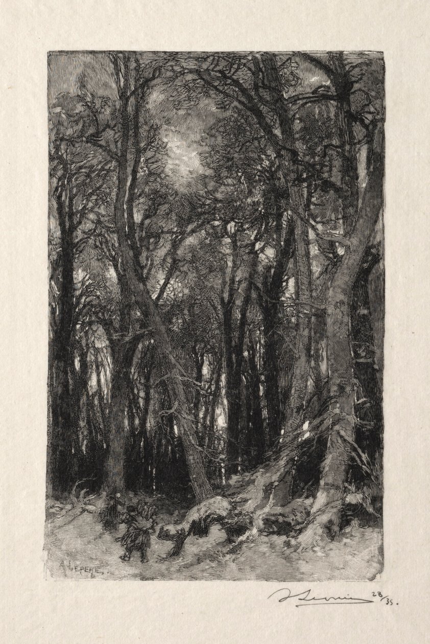 Le Bas Bréau von Auguste Louis Lepère