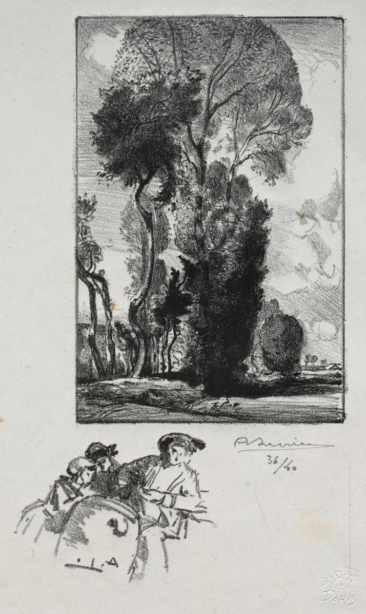 Le Bocage von Auguste Louis Lepère