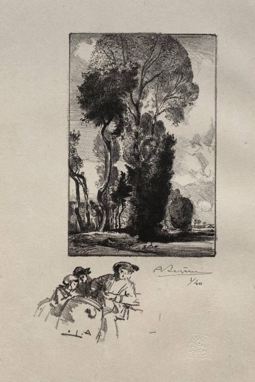 Le Bocage von Auguste Louis Lepère