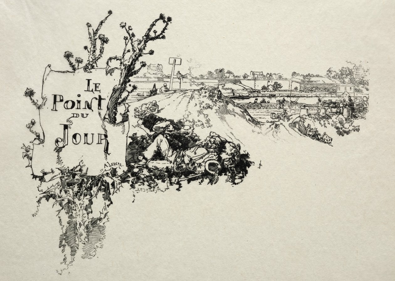 Le Point-du-Jour von Auguste Louis Lepère