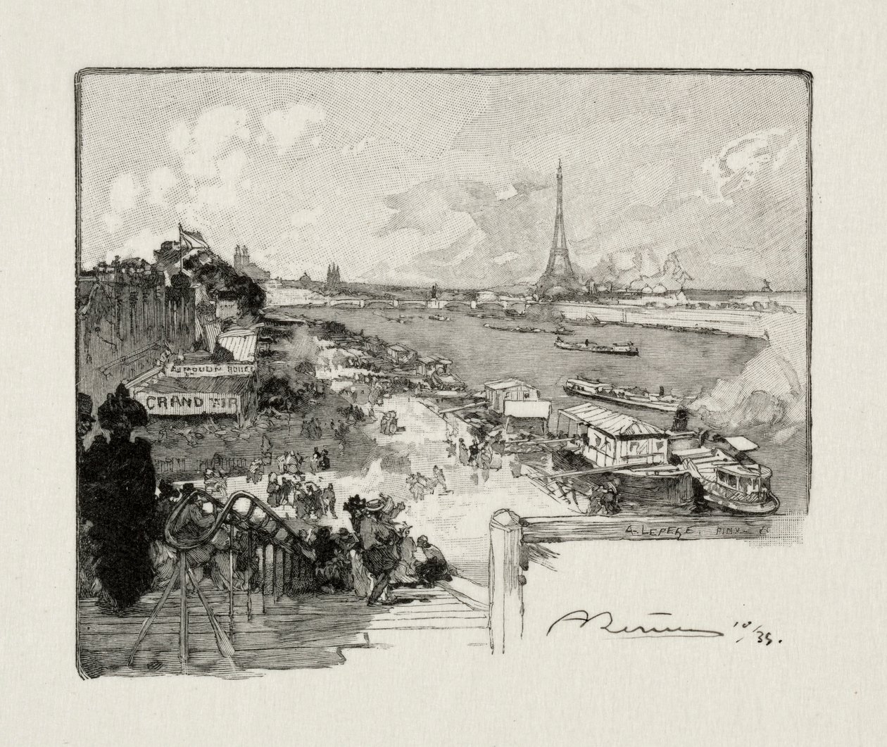 Le Point du Jour von Auguste Louis Lepère