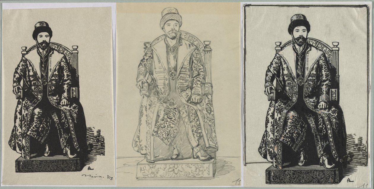 Der Zar, 1914 von Auguste Louis Lepère