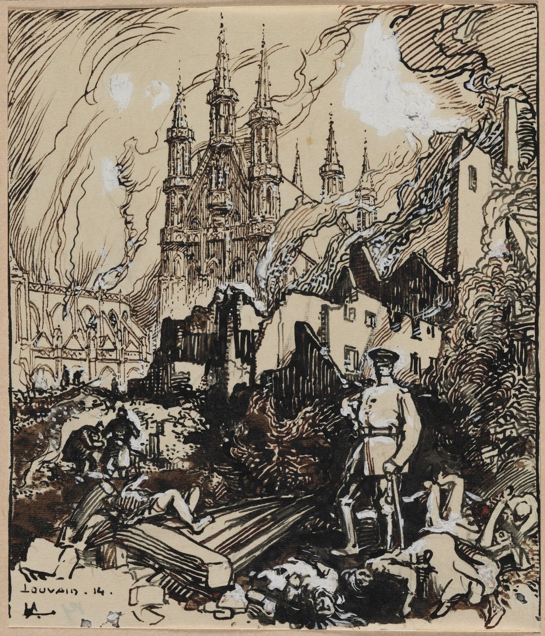 Louvain von Auguste Louis Lepère