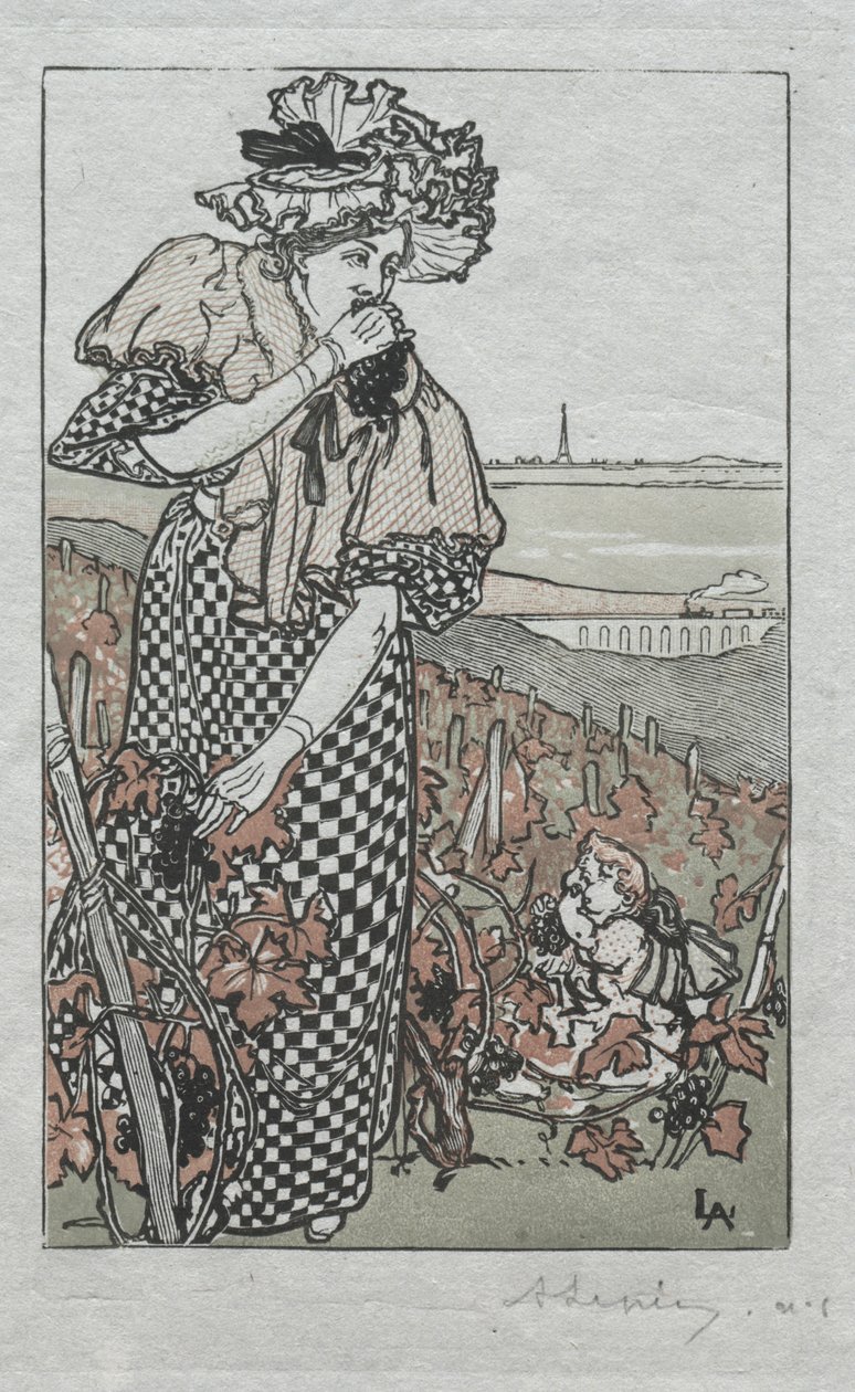 Pariser Almanach, 1897: Herbst, 1897 von Auguste Louis Lepère