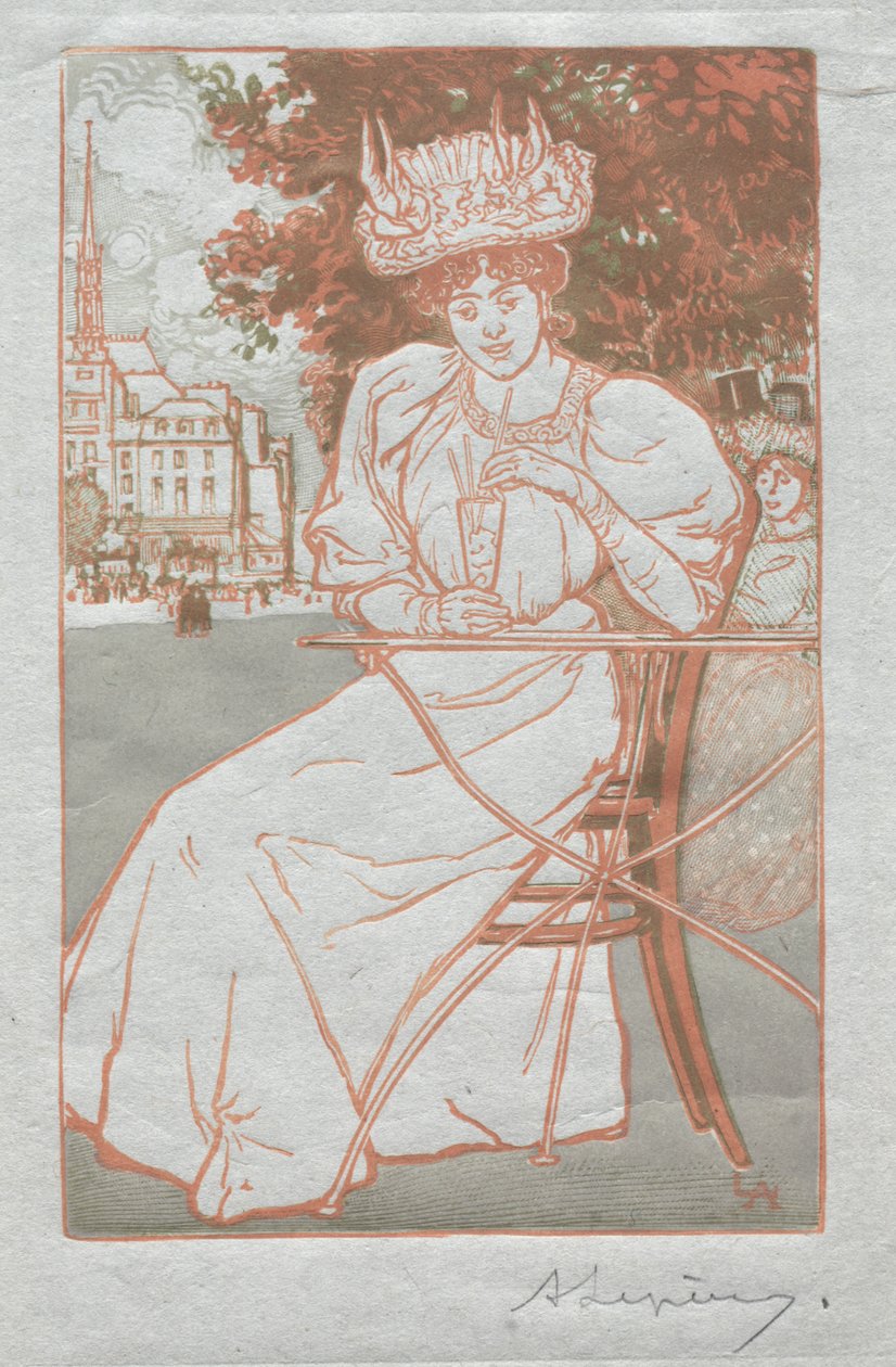 Pariser Almanach, 1897: Sommer von Auguste Louis Lepère