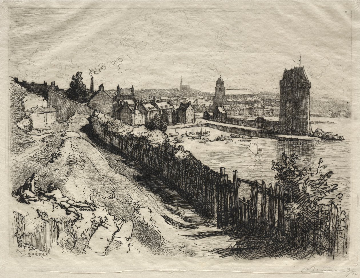 Porte de St. Servan von Auguste Louis Lepère