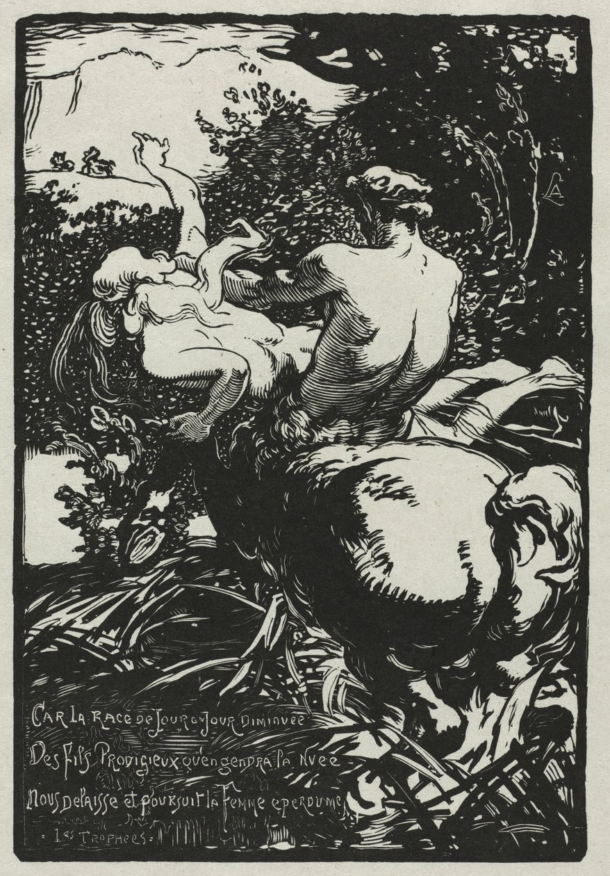 Der Zentaur von Auguste Louis Lepère