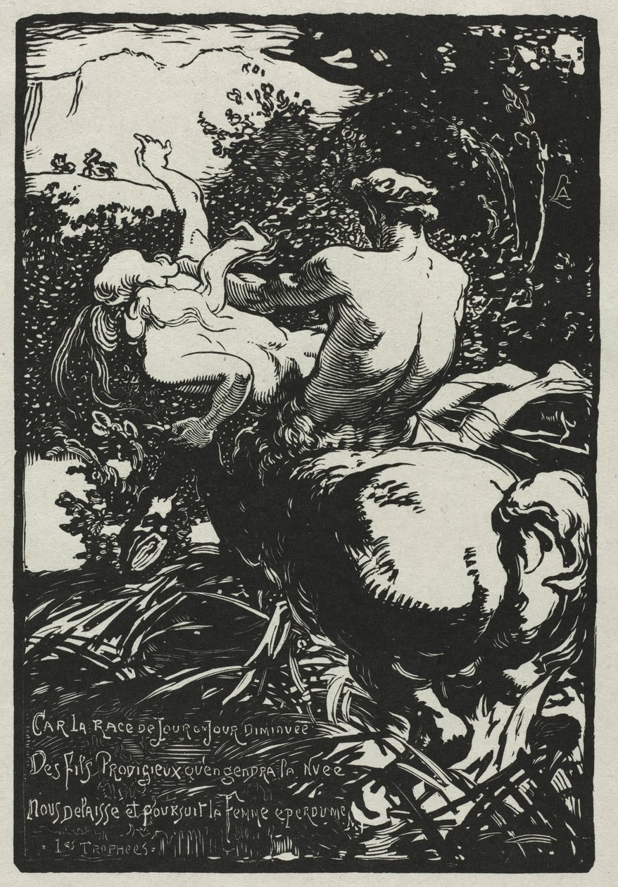 Der Zentaur von Auguste Louis Lepère