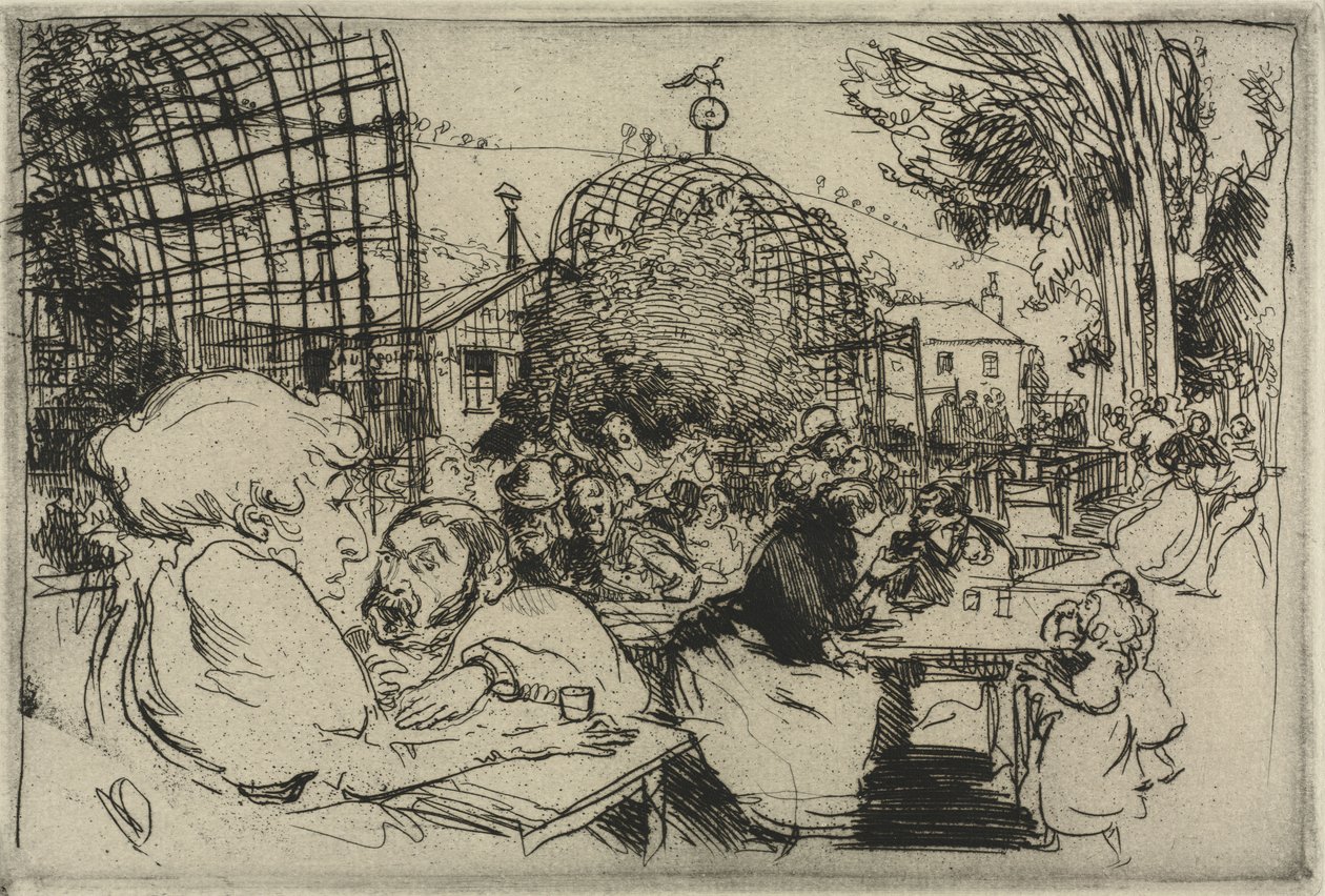 Die zwei Buckligen von Auguste Louis Lepère
