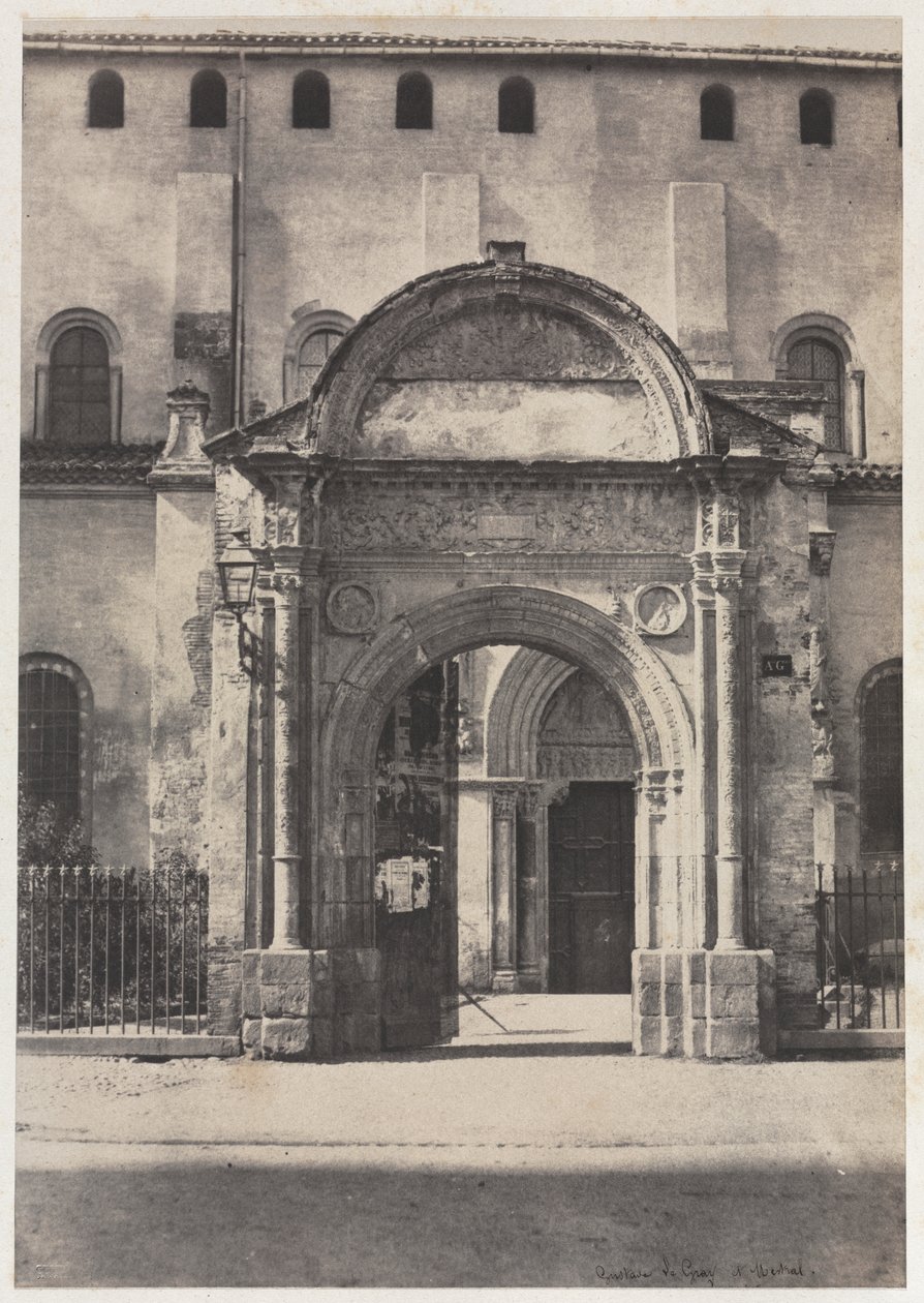 Porte Bachelier, Eglise Saint-Sernin, Toulouse (Haute-Garonne) von Auguste Mestral
