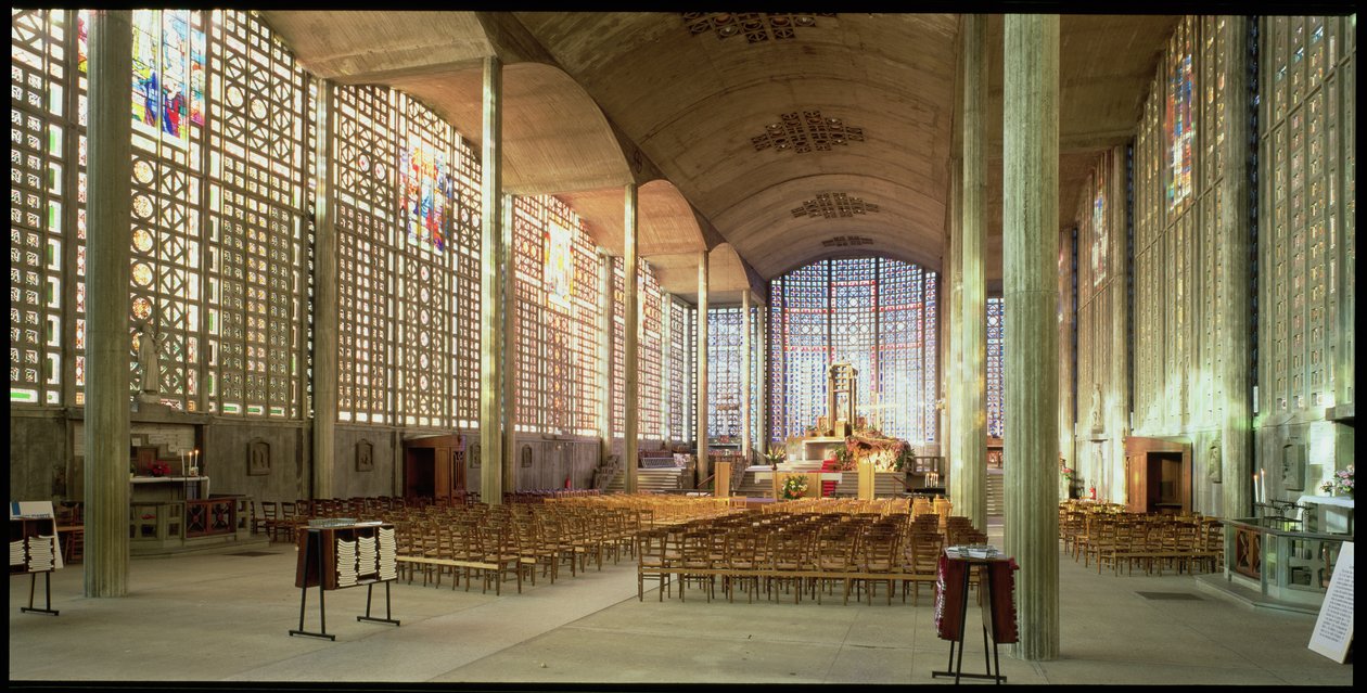 Innenansicht der Kirche von Auguste Perret