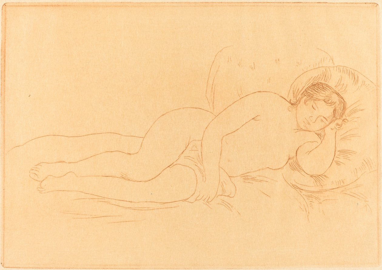 Weiblicher Akt liegend von Auguste Renoir